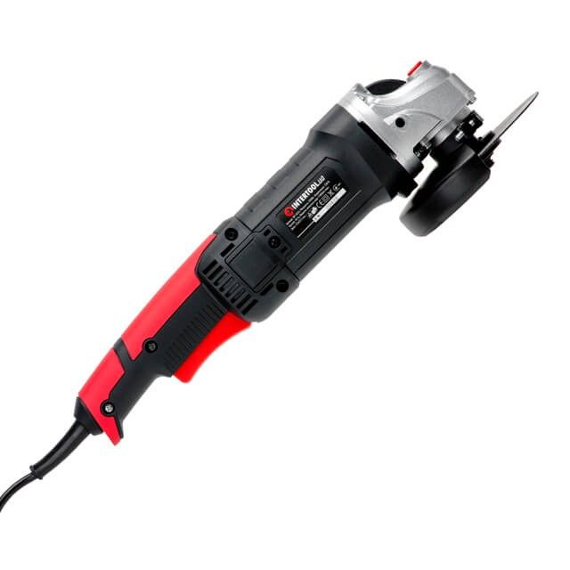Шліфмашина кутова 1200 Вт, діаметр кола 125 мм, 11000 об/хв. INTERTOOL WT-0224