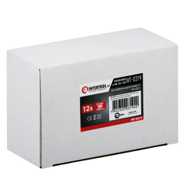 Аккумулятор, 12 В, Li-Ion, 2,0 Ач, для дрели-шуруповерта WT-0310/WT-0318/WT-0322 INTERTOOL WT-0319