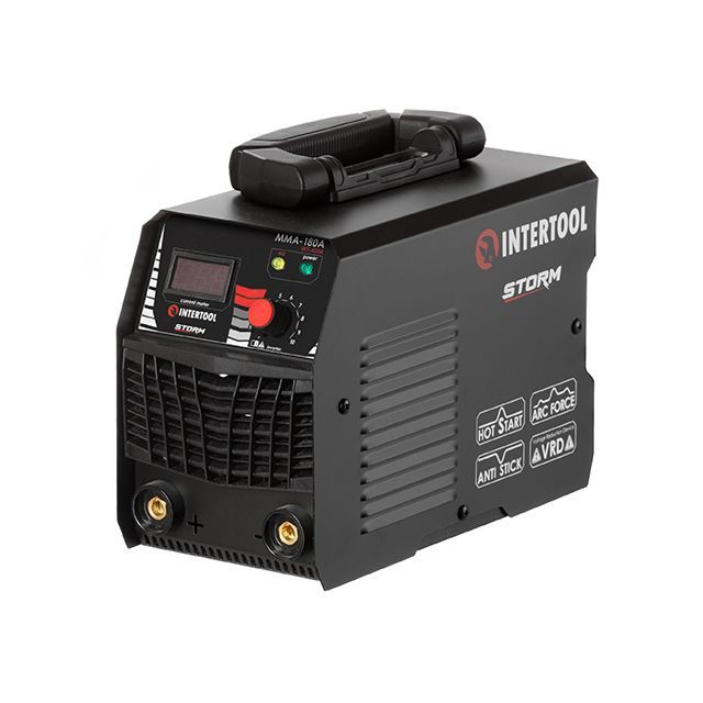 Зварювальний апарат, інверторний MMA-180A, STORM INTERTOOL WT-4004