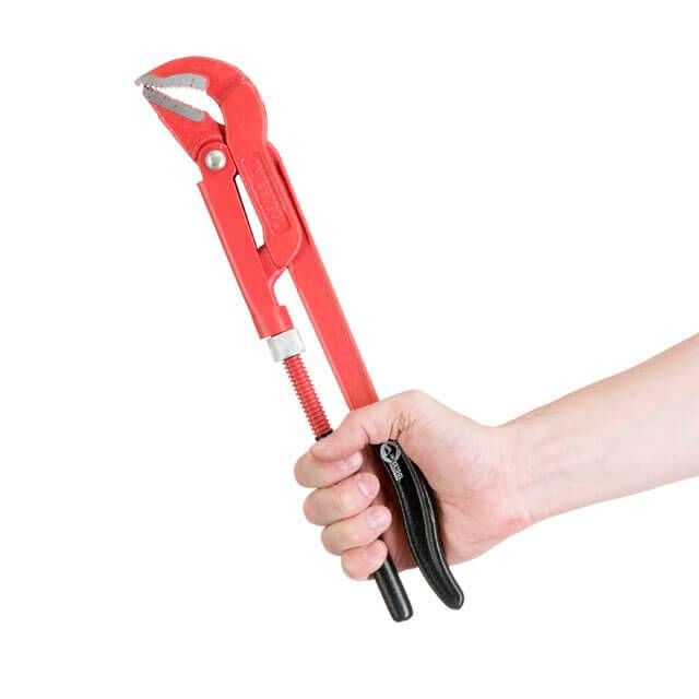 Ключ трубный 1.5" 45* INTERTOOL XT-2115