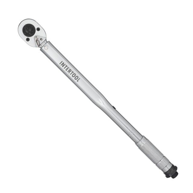 Ключ динамометричний 1/2", 28-210 Нм, перехідник 1/2"*3/8", підовжувач 125 мм * 1/2" INTERTOOL XT-9007