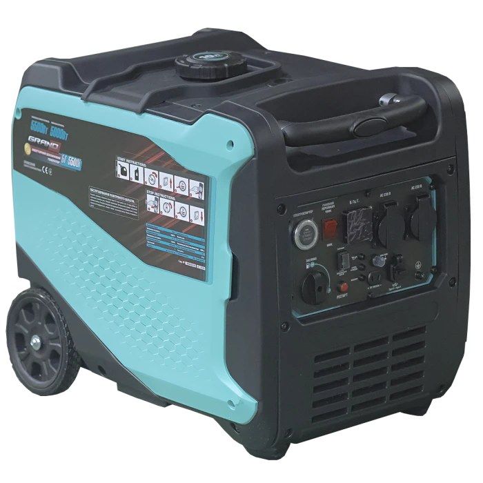 Інверторний бензиновий генератор Grand БГ-5500і