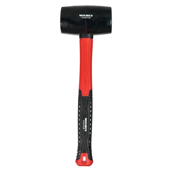 Киянка гумова 900 г чорна, фіберглас Vitals Master