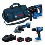 Комбінований комплект Bosch 18V GSB+GBH+GWS+2x Professional (0615A500AG)