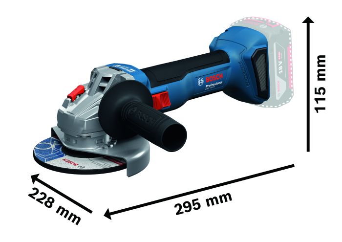 Комбінований комплект Bosch 18V GSB+GBH+GWS+2x Professional (0615A500AG)