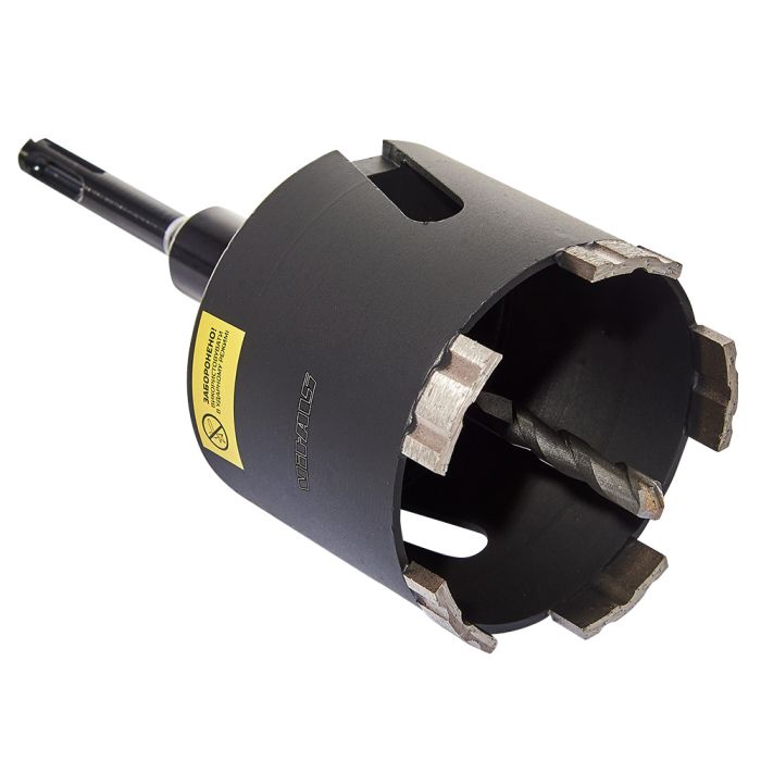 Комплект коронка алмазна по бетону Vitals Professional 82×110 мм М16 SDS-plus