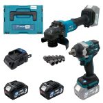 Акумуляторний набір інструментів PROFI-TEC Combo Set 2/7 POWERLine (DGA201BL, DTW500BL) (2×PT2040MP (4.0 Аг), зарядний пристрій)