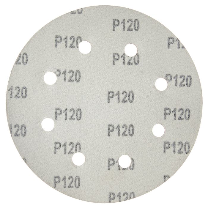 Круг шліфувальний самозачіпний Vitals 180 мм, 8 отв., з. – 120, 5 од.