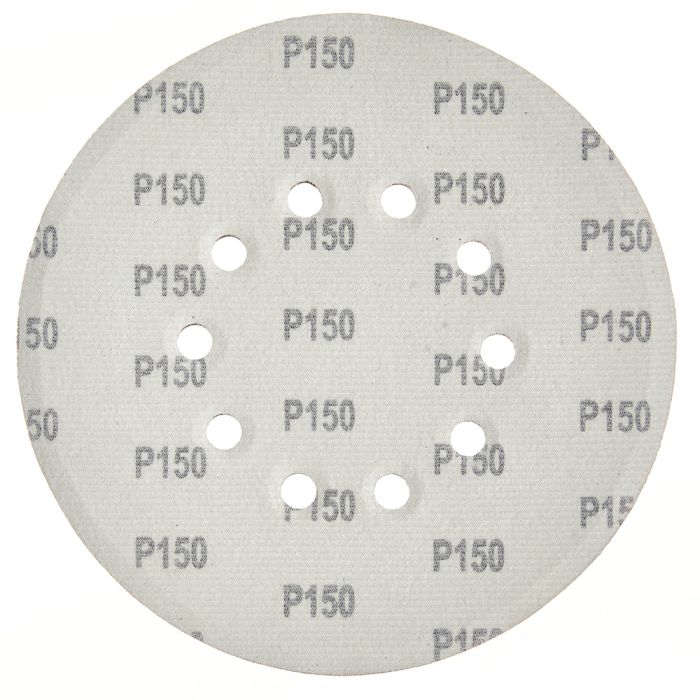 Круг шліфувальний самозачіпний Vitals 225 мм, 10 отв., з. – 150, 5 од.