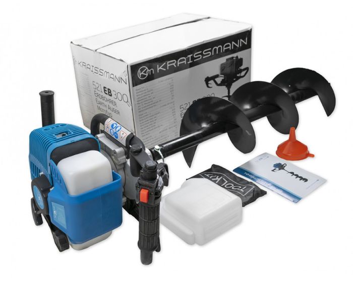 Мотобур KRAISSMANN 521 EB 300 (52 см³, шнек до 300 мм, без шнека)