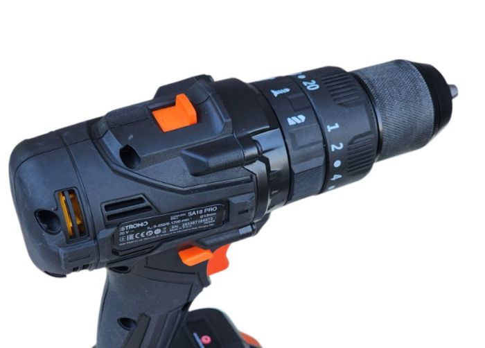 Набір акумуляторного інструменту STROMO PA180SET (болгарка 125 мм, гайковерт 600 Нм, шуруповерт, 3 АКБ, 2 ЗП)