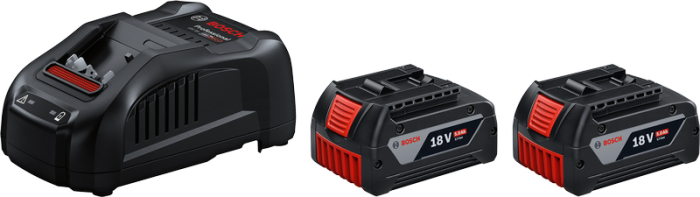 Набір акумуляторний Bosch 2xGBA 18V 5Аг, зарядний пристрій GAL 1880CV Professional (1600A00B8J)