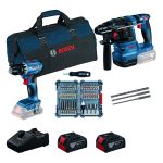 Набір акумуляторний інстр. Bosch GBH 18V-22, GSR 18V-45 Professional (0615V0003D)