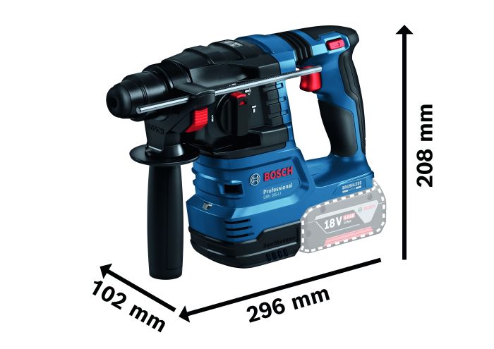 Набір акумуляторний інстр. Bosch GBH 18V-22, GSR 18V-45 Professional (0615V0003D)