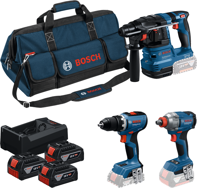 Набір Bosch GSR 18V-65, GDX 18V-285, GBH18V-22 Professional (0615A50093)