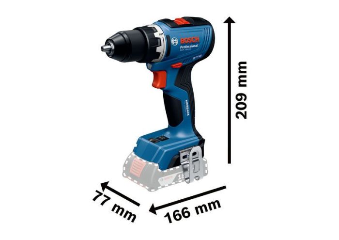 Набір Bosch GSR 18V-65, GDX 18V-285, GBH18V-22 Professional (0615A50093)