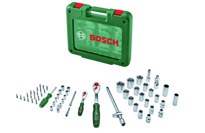 Набір тріскачок Bosch 1/4" та 1/2" 60 шт Professional (1600A039J8)