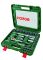 Набір тріскачок Bosch 1/4" та 1/2" 60 шт Professional (1600A039J8)