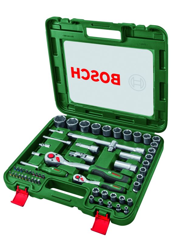 Набір тріскачок Bosch 1/4" та 1/2" 60 шт Professional (1600A039J8)