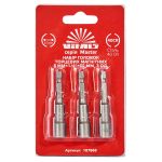 Набір головок торцевих магнітних 8 мм 1/4″×65 мм 3 шт. Vitals