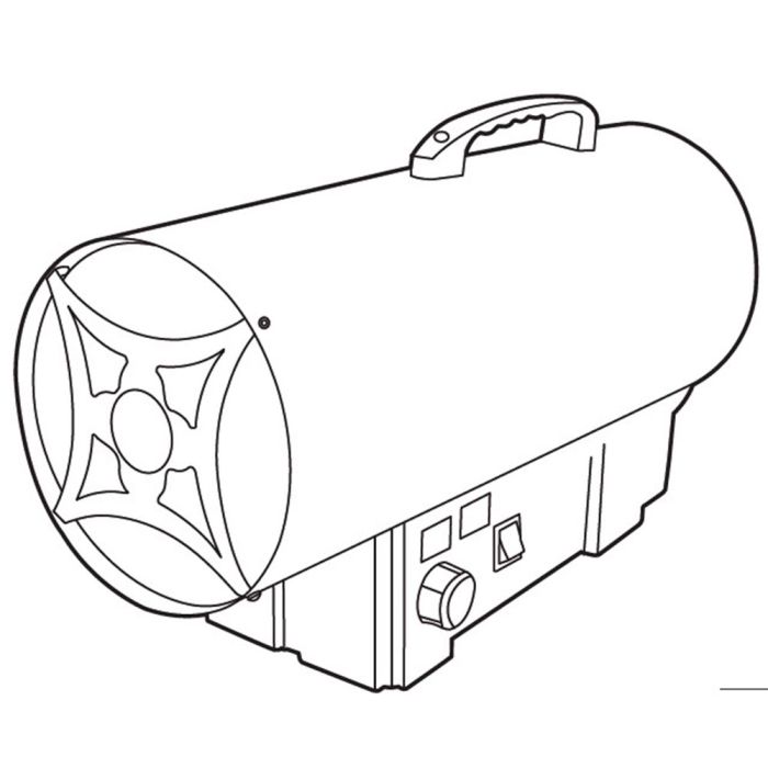 Обігрівач газовий Vitals GH-504t