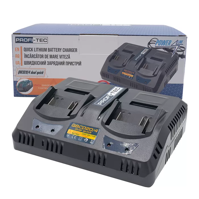 Двухпортовое зарядное устройство PROFI-TEC QBCD20/4 dual quick