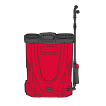 Обприскувач акумуляторний Vitals Sm 216m