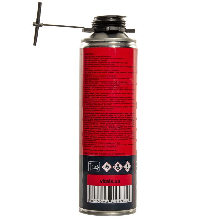 Очищувач піни монтажної 500 мл Vitals Fix