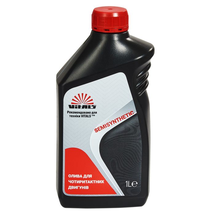 Олива для чотиритактних двигунів Vitals Semisynthetic API SL/CF, 1л