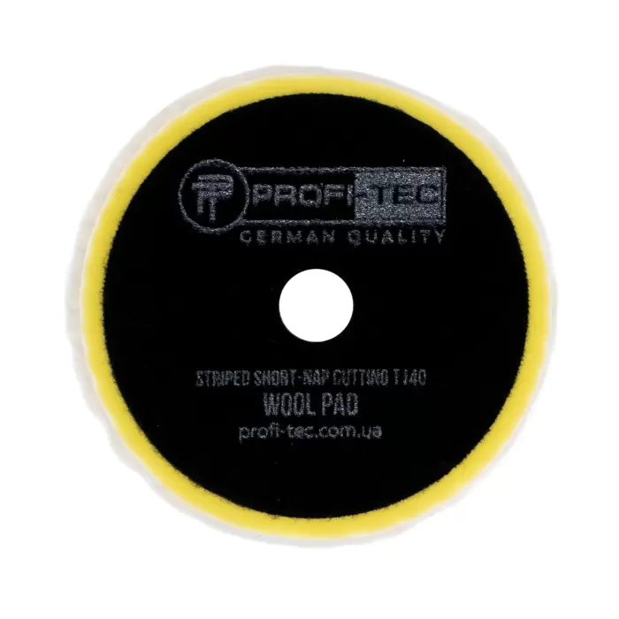 Полировальная шерстяная губка PROFI-TEC STRIPED SHORT NAP CUTTING T140