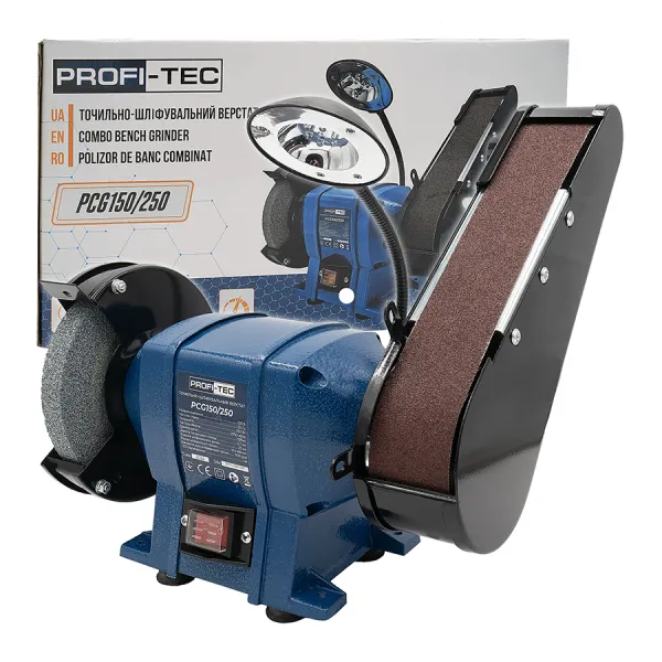 Точильно-шліфувальний верстат PROFI-TEC PCG150/250 Точильно-шліфувальний верстат PROFI-TEC PCG150/250