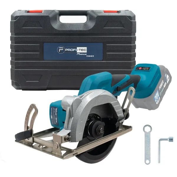 Акумуляторна універсальна дискова пила PROFI-TEC PCA1220 POWERLine (без акумулятора та зарядного пристрою) Акумуляторна універсальна дискова пила PROFI-TEC PCA1220 POWERLine (без акумулятора та зарядного пристрою)