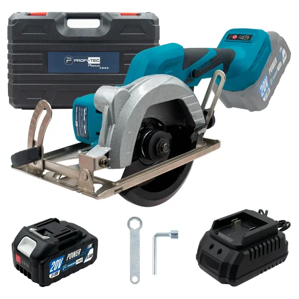 Акумуляторна універсальна дискова пила PROFI-TEC PCA1220 POWERLine (1×PT2040EP (4.0 Аг), зарядний пристрій) Акумуляторна універсальна дискова пила PROFI-TEC PCA1220 POWERLine (1×PT2040EP (4.0 Аг), зарядний пристрій)