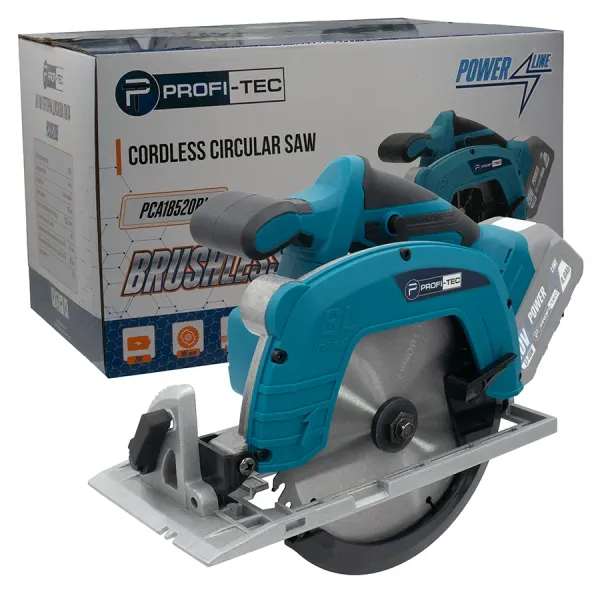 Акумуляторна дискова пила PROFI-TEC PCA18520BL POWERLine (без акумулятора та зарядного пристрою) Акумуляторна дискова пила PROFI-TEC PCA18520BL POWERLine (без акумулятора та зарядного пристрою)