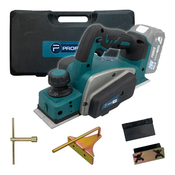 Акумуляторний рубанок PROFI-TEC PCP8220BL POWERLine (без акумулятора та зарядного пристрою)