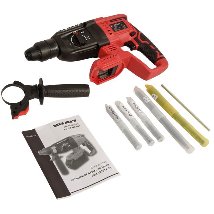 Перфоратор акумуляторний Vitals Master ARa 1722KP BL