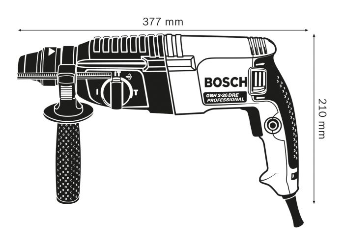 Перфоратор Bosch GBH 2-26 DRE Professional (0611253708)