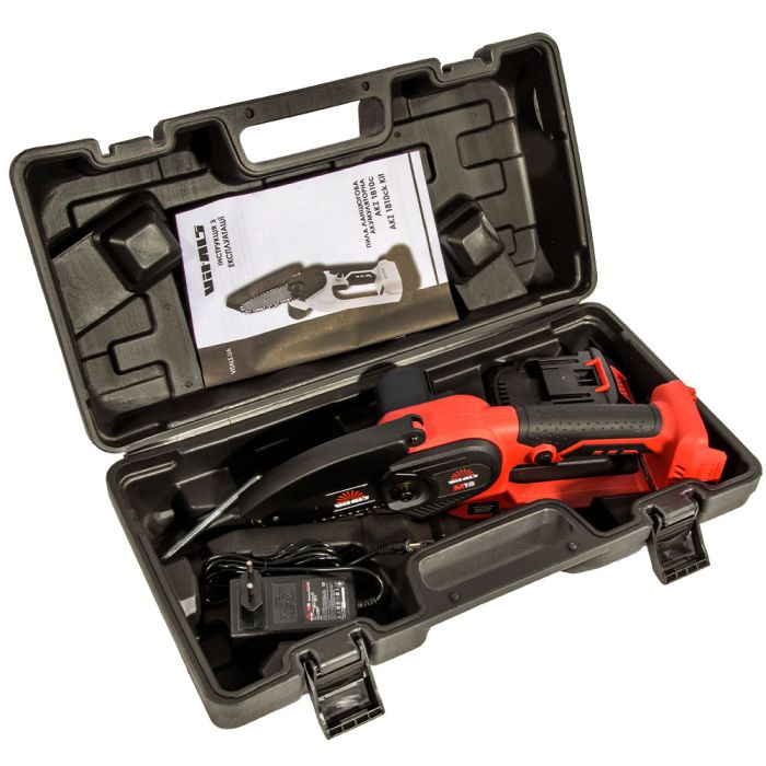 Пила ланцюгова акумуляторна Vitals AKZ 1810ck Kit