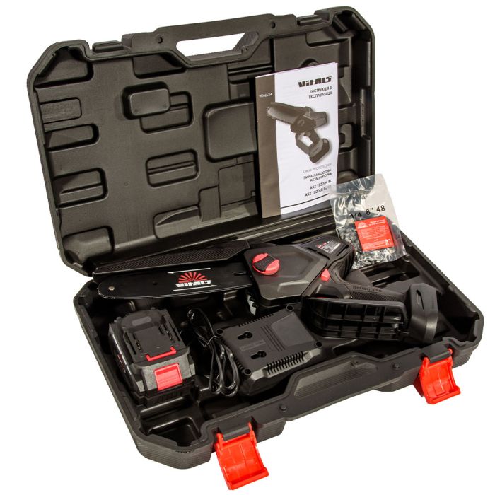 Пила ланцюгова акумуляторна Vitals Professional AKZ 1820ak BL Kit