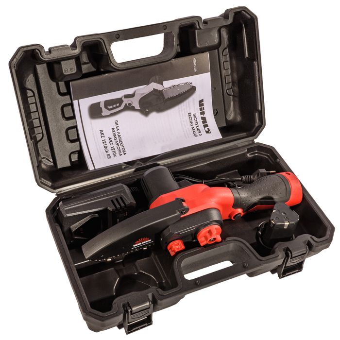 Пила ланцюгова акумуляторна Vitals AKZ 1210ck Kit