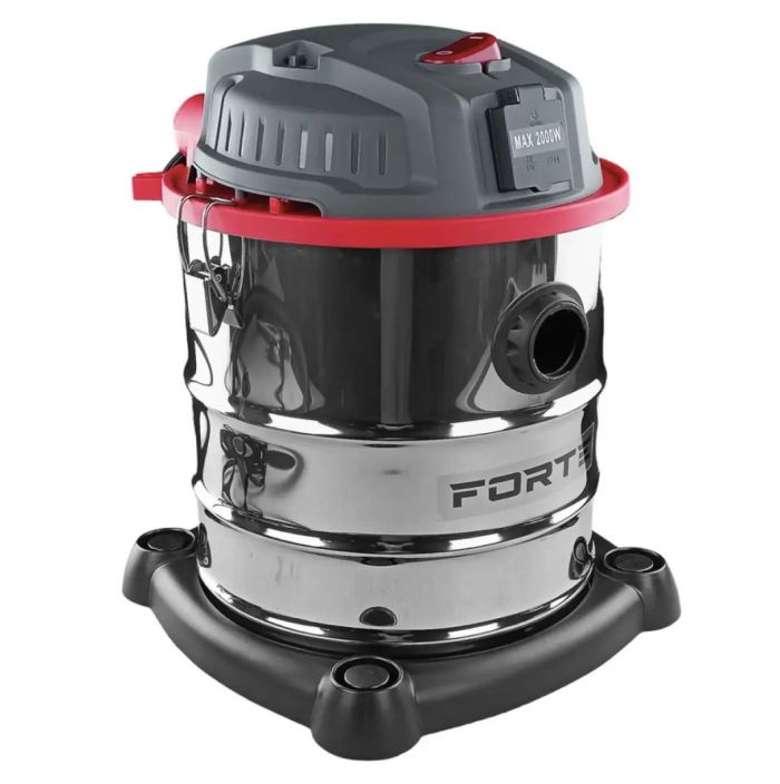 Пилосос будівельний для сухого та вологого прибирання FORTE VC2016S (1600 Вт, 20 л)