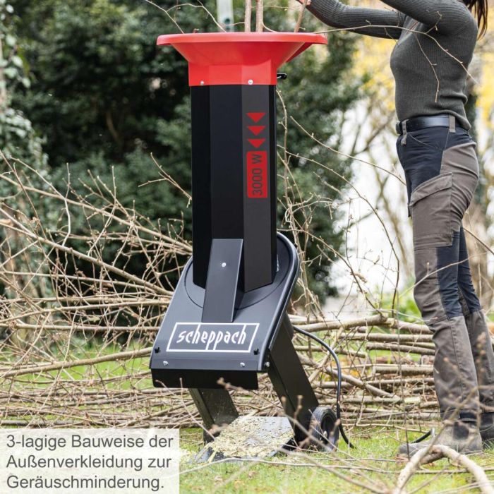 Подрібнювач садовий електричний Scheppach Biostar 3000