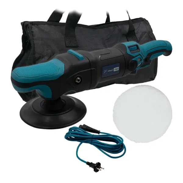 Роторна полірувальна машина PROFI-TEC PPM-1515R з двоступінчастим редуктором Роторна полірувальна машина PROFI-TEC PPM-1515R з двоступінчастим редуктором