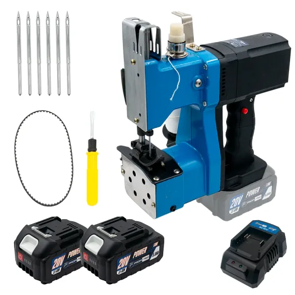 Акумуляторна машина для зшивання мішків PROFI-TEC BSM1720V POWERLine (2×PT2050DG (5.0 Аг), зарядний пристрій)