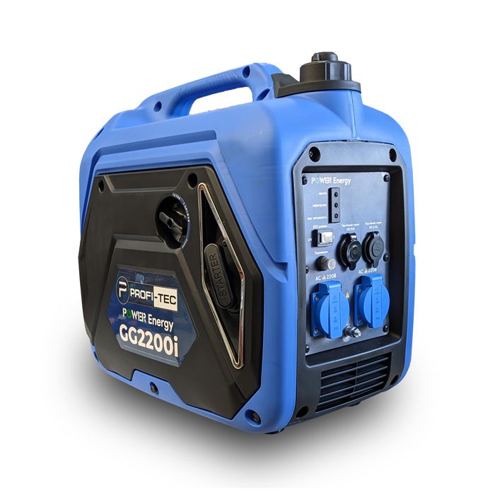 Інверторний бензиновий генератор PROFI-TEC GG2200i (2200 Вт)