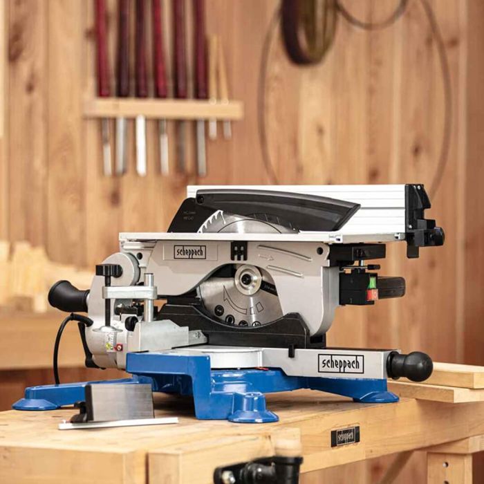 Пила торцювальна комбінована Scheppach HM100T