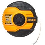 Рулетка 20 м скловолокно 12,5 мм INGCO