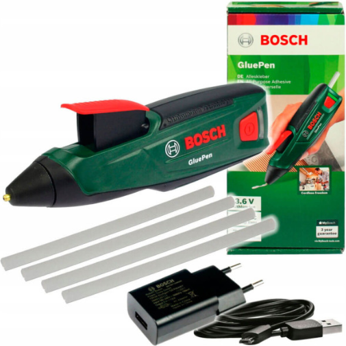 Клейова ручка Bosch GluePen 3,6 V