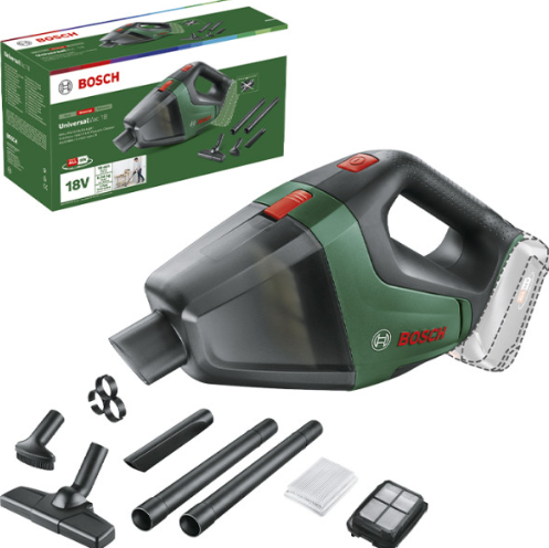 Акумуляторний пилосос Bosch UniversalVac 18, без акб та з/п