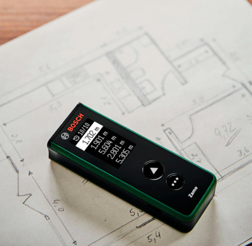 Лазерний далекомір Bosch Zamo IV Set з набором насадок 0603672901